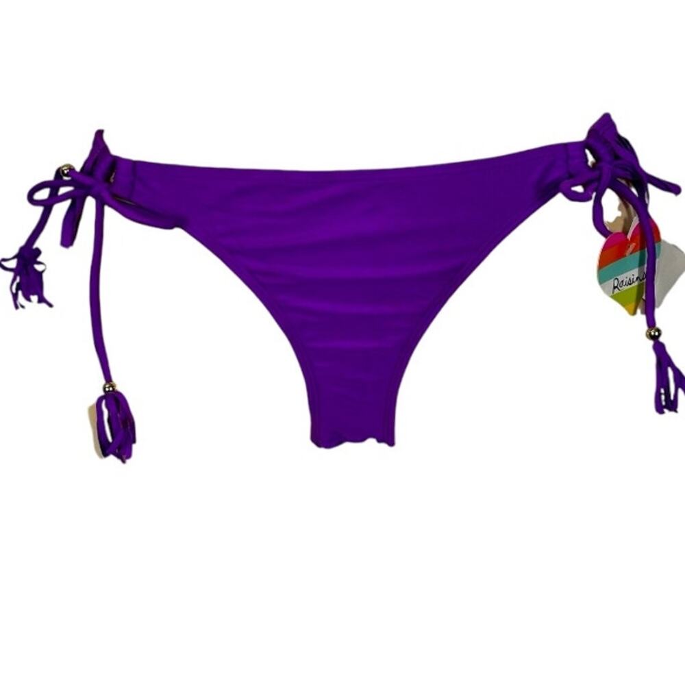 Raisins Purple Bikini Bottom Size Large